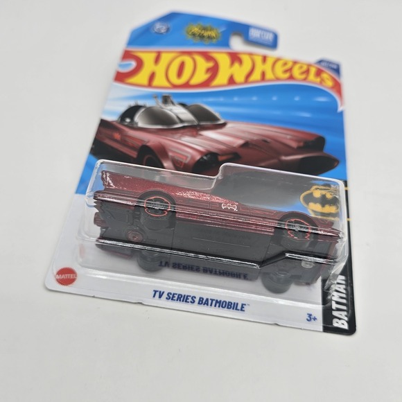 Hot Wheels - 2025 Series Car - Maroon TV Series Batman - Picture 2 of 4